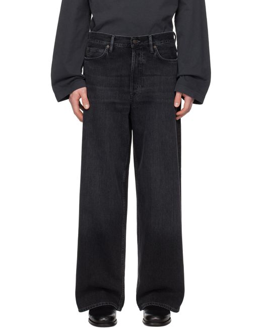 メンズ Acne ブラック 1981M バギーフィット ジーンズ Black