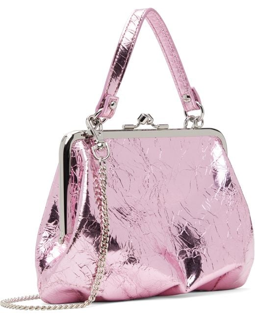 Vivienne Westwood Pink Granny Frame Bag