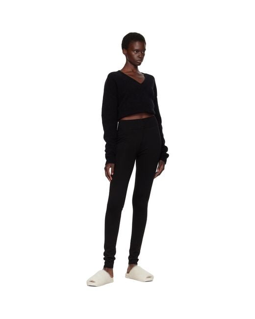 Rick Owens Black Tower Leggings