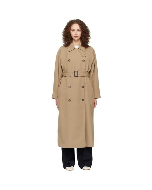 A.P.C. Multicolor Belted Trench Coat