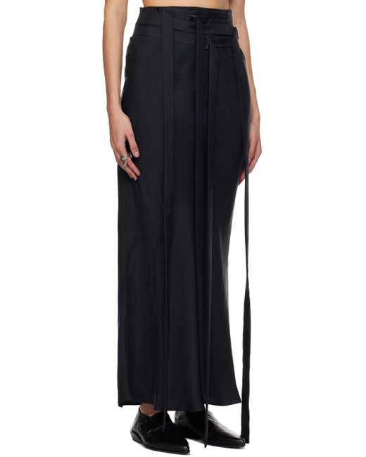 Ann Demeulemeester Black Nola Maxi Skirt