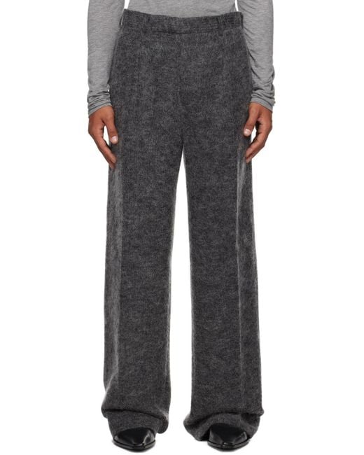 16Arlington Black Ssense Exclusive Gray Felix Trousers for men