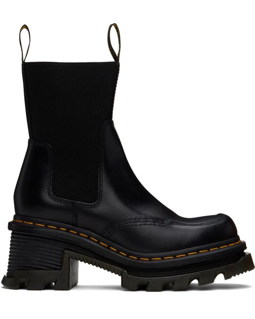 Bottes Chelsea À Talon Bottier Corran Noires En Cuir Atlas Dr. Martens en coloris Black