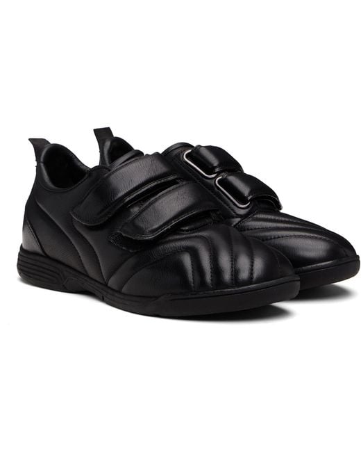 Yume Yume Black Football Sneakers for men