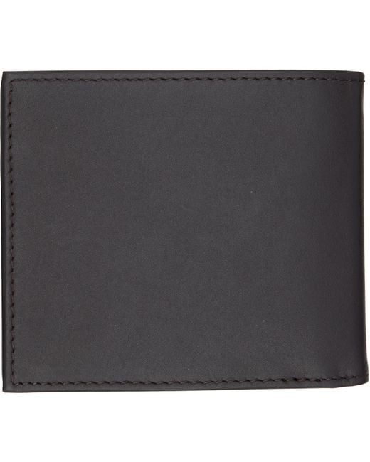 Boss Black Logo Stamp Leather Wallet for men