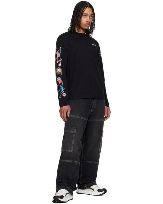 【関税込み】Off-White ブラック Fresco Diag Skate Tシャツ Off-White Fresco Arrow Skate T-shirt | Black | FARFETCH