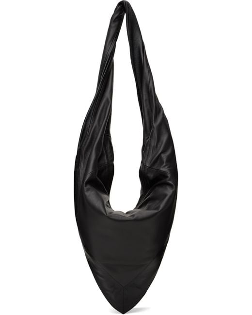 Lemaire Black Small Scarf Bag for men