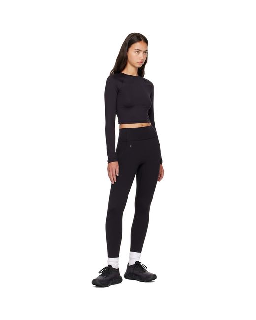 On Shoes Blue Studio 7/8 Running Leggings