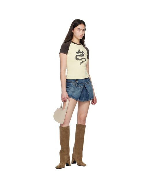 Coperni Natural Mini Heart Tote
