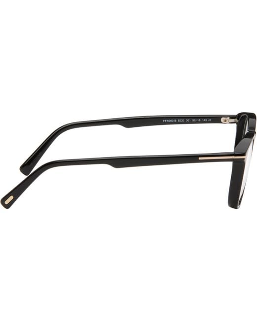 Tom Ford Black Square Glasses for men