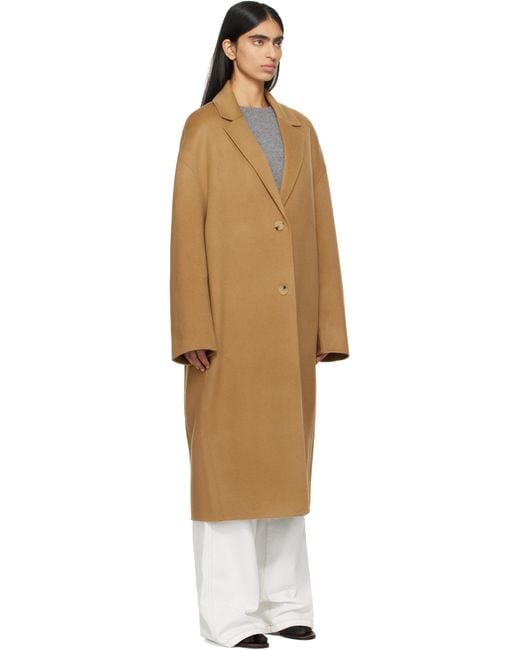 Totême  Black Tan Doublé Cocoon Coat