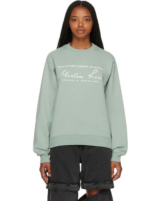 Martine Rose Cotton Classic Sweater | Lyst