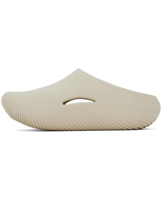 CROCSTM Black Off-white Mellow Recovery Clogs for men