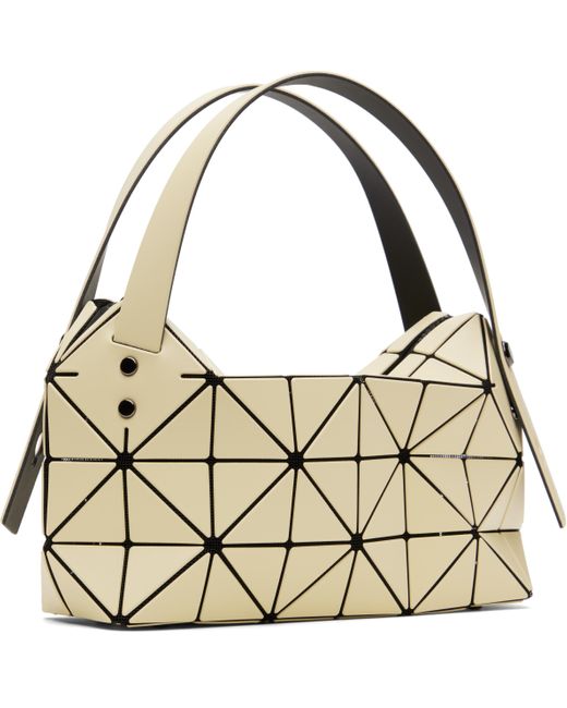 Mini Sac Boston En Blanc Cassé Issey Miyake en coloris Metallic