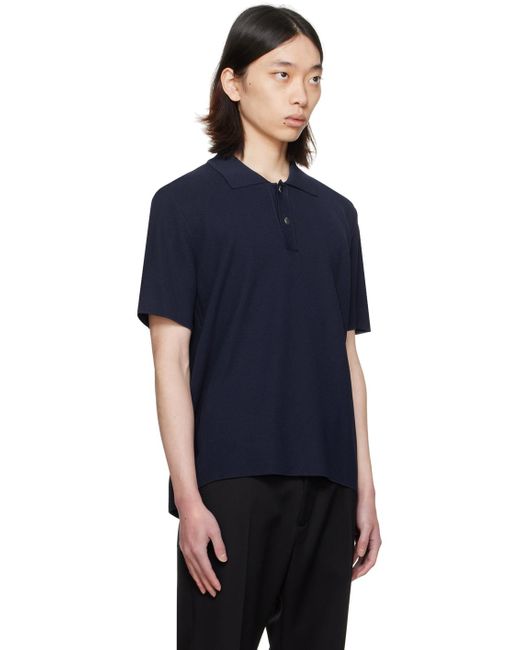 Jacquemus Blue Le Polo Maille Oversized Polo Shirt for men