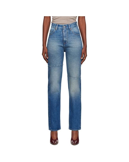 MM6 by Maison Margiela Blue Tapered Jeans