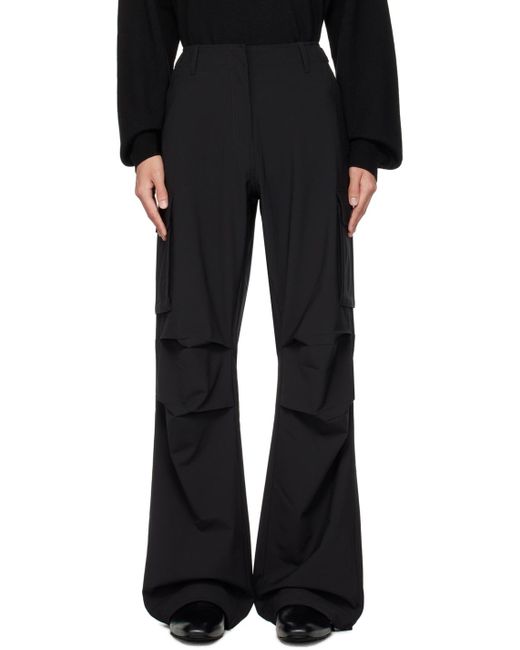 Coperni Black Tailored Cargo Pants for men