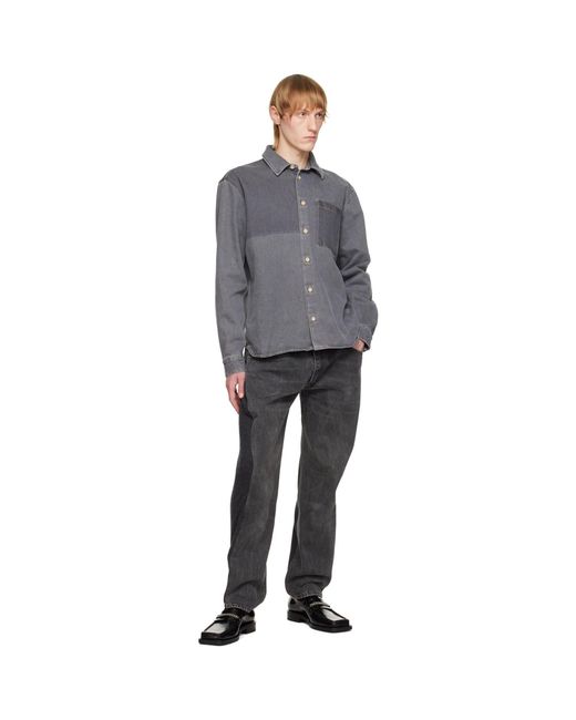 Bless Black Jeansfront Lounge Pants for men