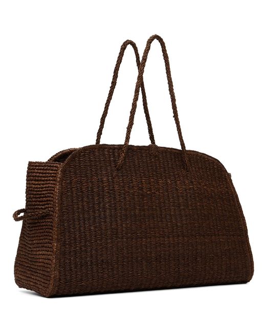 Jacquemus Brown 'The Large Raffia Turismo' Bag
