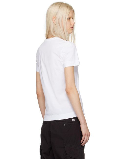 Canada Goose White 'black Label' Broadview T-shirt