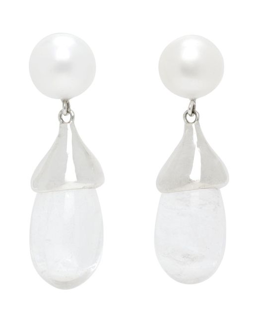Sophie Buhai White Audrey Earrings