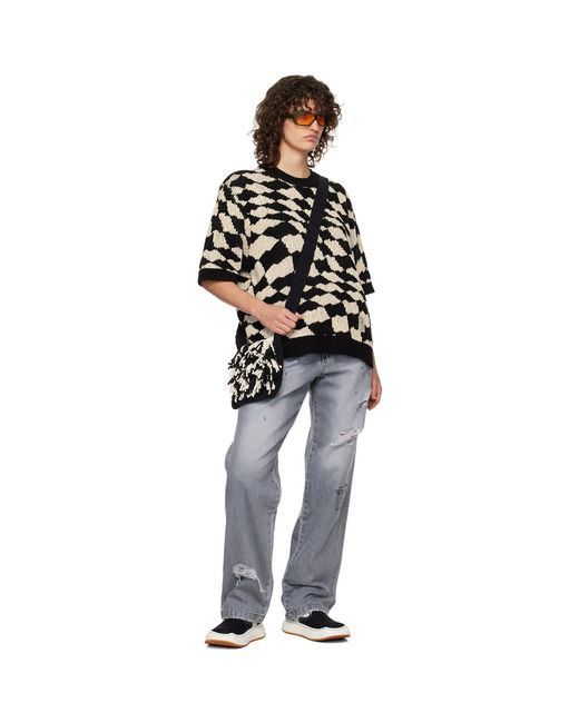 Adererror Black Fringed Bag