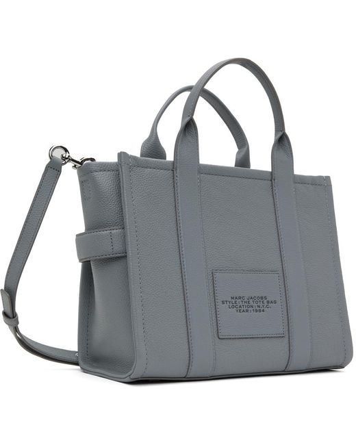 Marc Jacobs Gray 'the Leather Medium Tote Bag' Tote