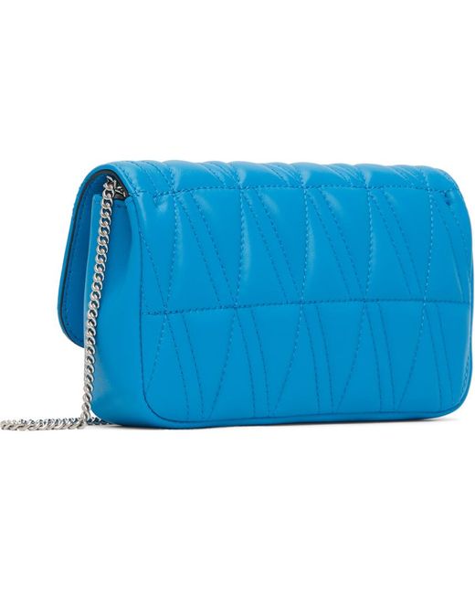 Versace Blue Mini Virtus Bag