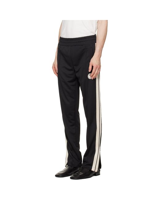 Palm Angels Black Tree Logo Track Pants for men