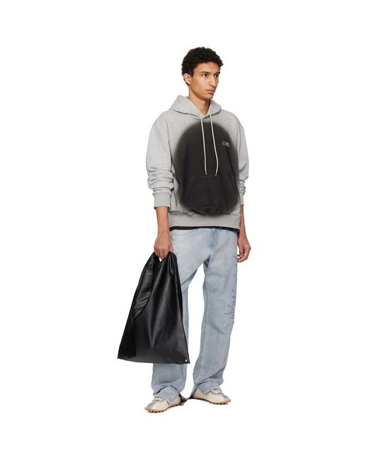MM6 by Maison Margiela Black Classic Triangle Tote