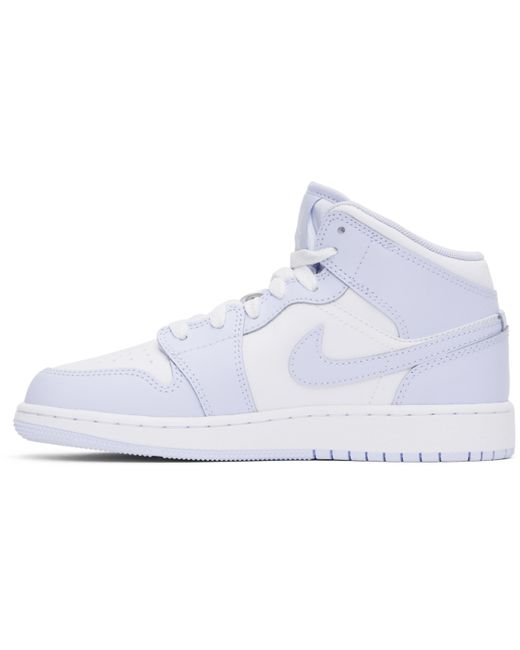 Nike ジュニア｜ブルー＆ホワイト Air Jordan 1 Mid スニーカー Black