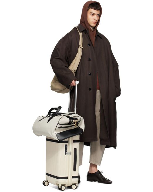 Paravel Black Aviator Carry-on Suitcase for men