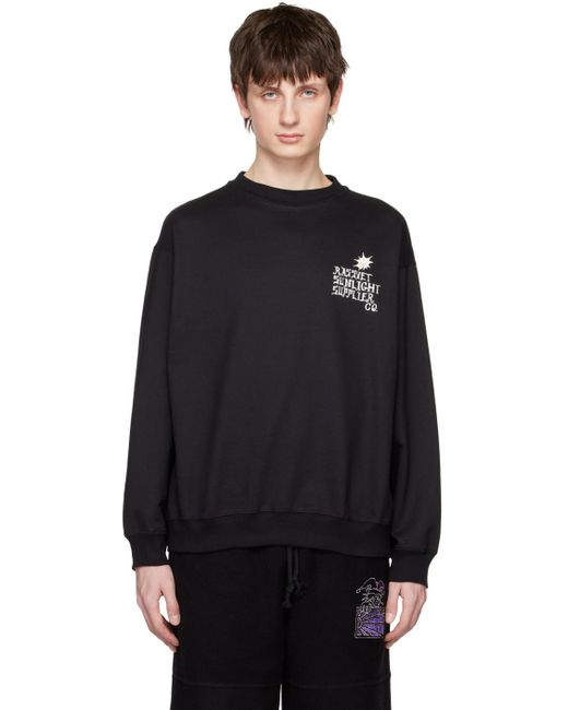 Rassvet (PACCBET) Black 'sunlight Supplier' Sweatshirt for men
