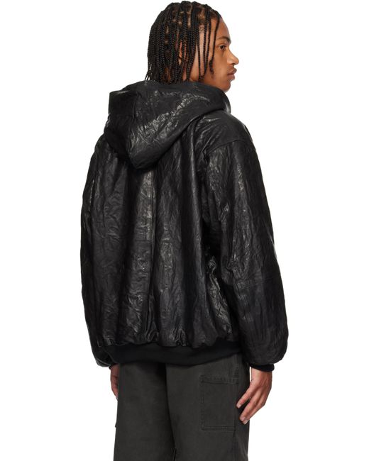 ALEXANDER DIGENOVA Zip Leather Jacket in Black for Men | Lyst