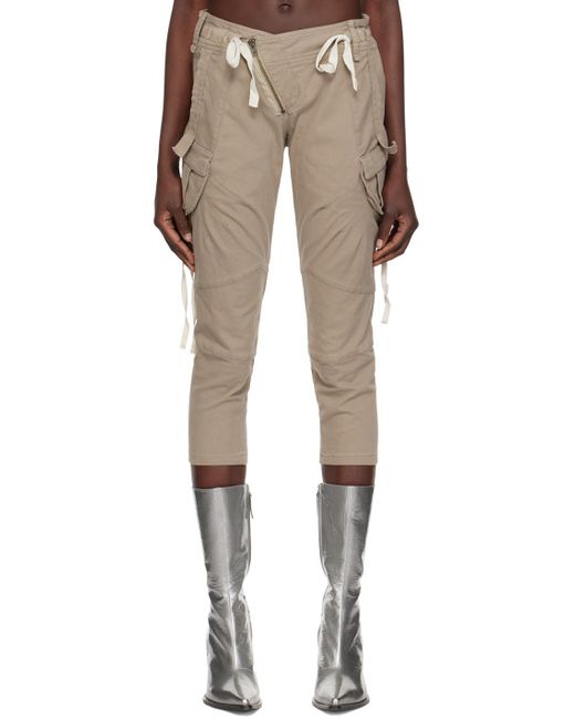 OTTOLINGER Black Taupe Cropped Trousers