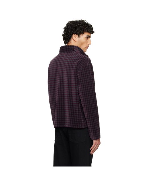 Our Legacy Blue Shrunken Fullzip Track Jacket for men