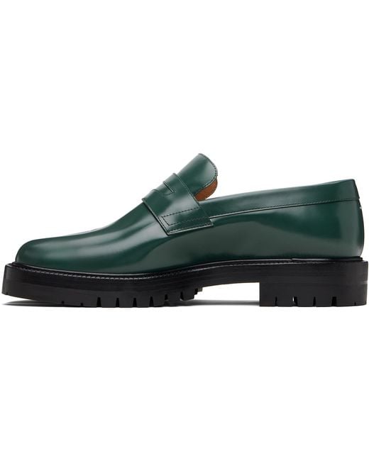 Maison Margiela Black Tabi Loafers for men