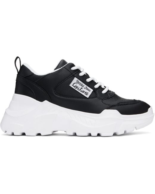 Versace Jeans Couture Black Speedtrack Sneakers