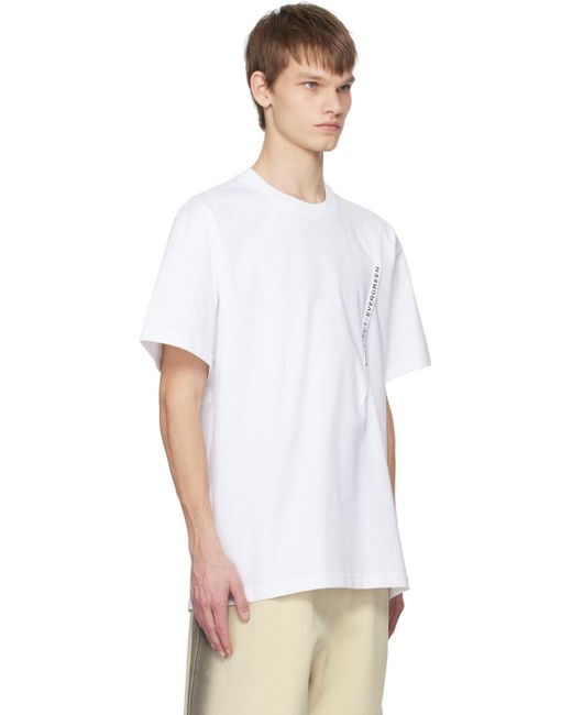 Y. Project White Pinched T-shirt for men