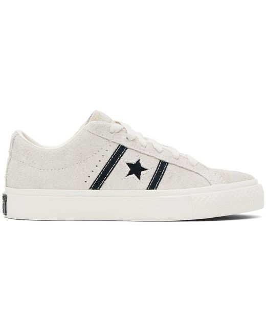Converse Black Off-white One Star Academy Pro Suede Low Sneakers