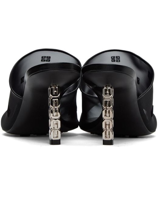 Givenchy Black G Cube Mules