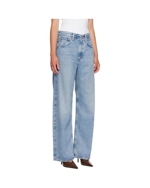 Agolde Blue Low Curve Jeans