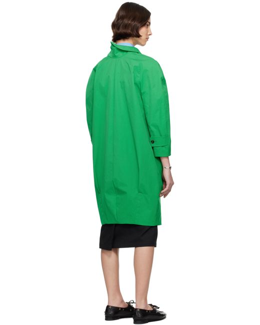 Bally Green Twill Coat