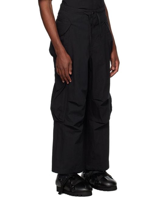 Entire studios Black Gocar Cargo Pants for men