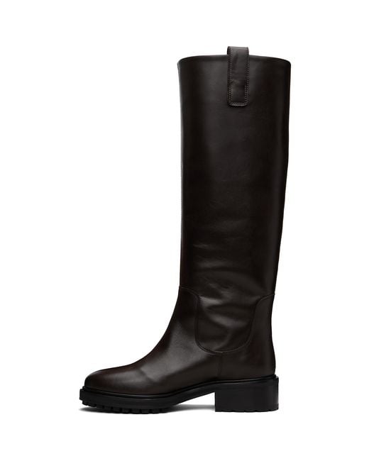 Aeyde Black Henry Knee-High Boots