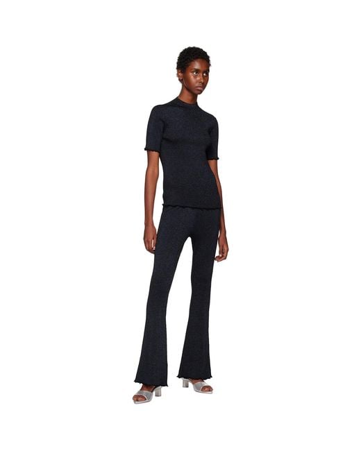 3.1 Phillip Lim Blue Navy Marled Lounge Pants