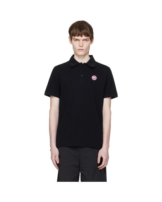 Canada Goose Black Beckley Polo for men