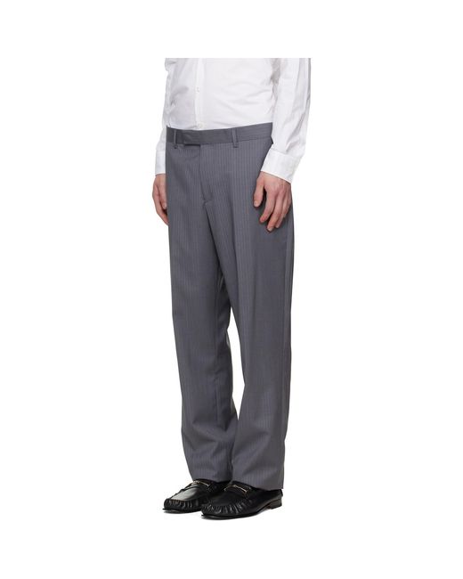 Paul Smith Blue 'The Soho' Tailored-Fit Pinstripe Wool Suit for men