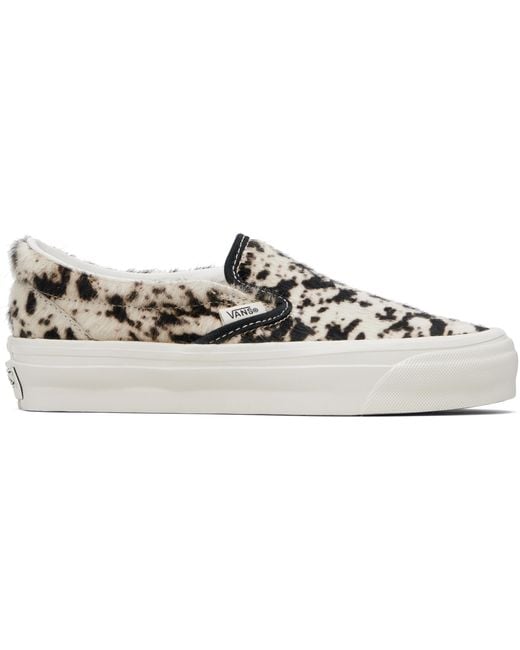 Vans Black Premium Classic Slip-on Sneakers