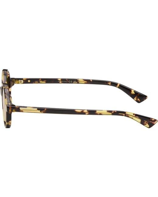 Bottega Veneta Black Ribbon Slim Sunglasses for men